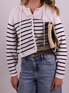 Annalora Striped Hoodie